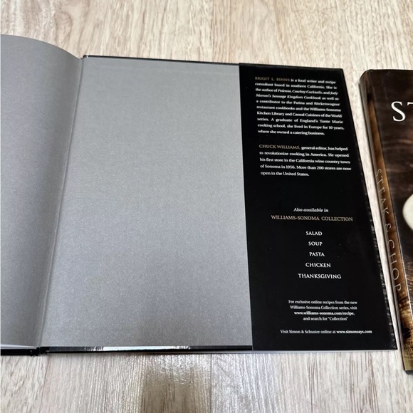 Set of Two Williams Sonoma Cookbooks Steak and Chop and Hors D’Oeuvre - Picture 7 of 12